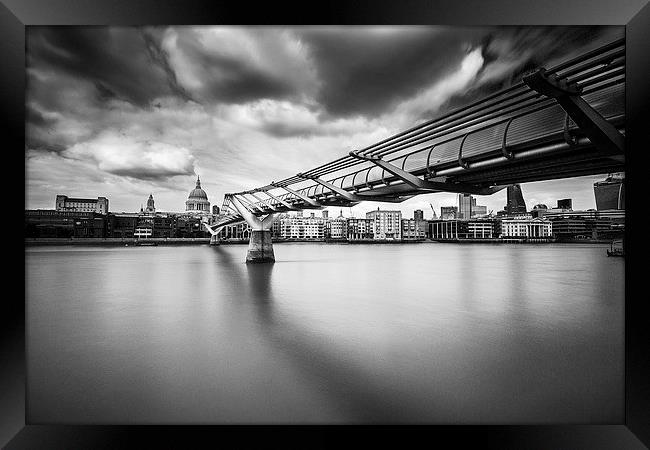 Millenium Bridge Framed Print by Keith Thorburn EFIAP/b