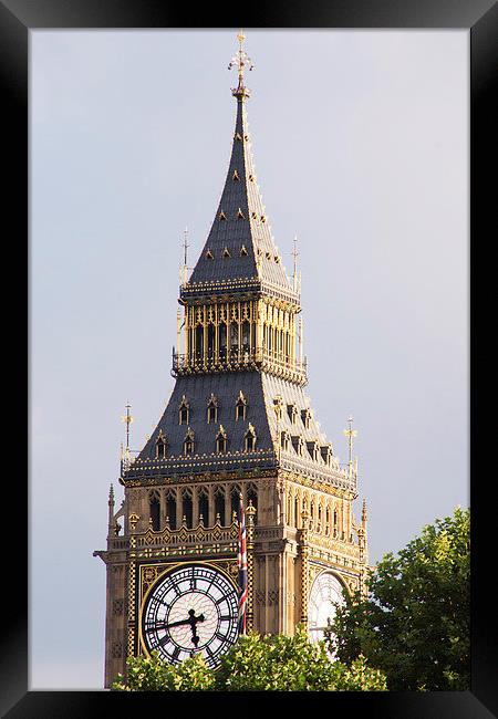 Westminster Clock Tower Framed Print by Keith Thorburn EFIAP/b