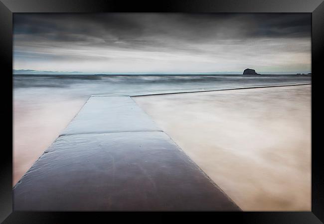 North Berwick Beach Pool Framed Print by Keith Thorburn EFIAP/b