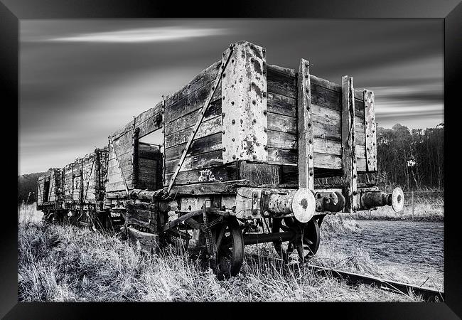 Old Miners Cargo trains. Framed Print by Keith Thorburn EFIAP/b