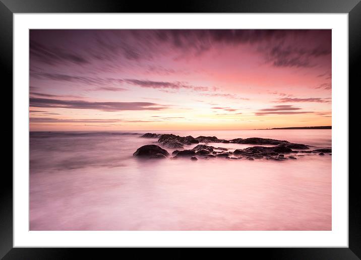Sunrise over Dunbar Coast Framed Mounted Print by Keith Thorburn EFIAP/b