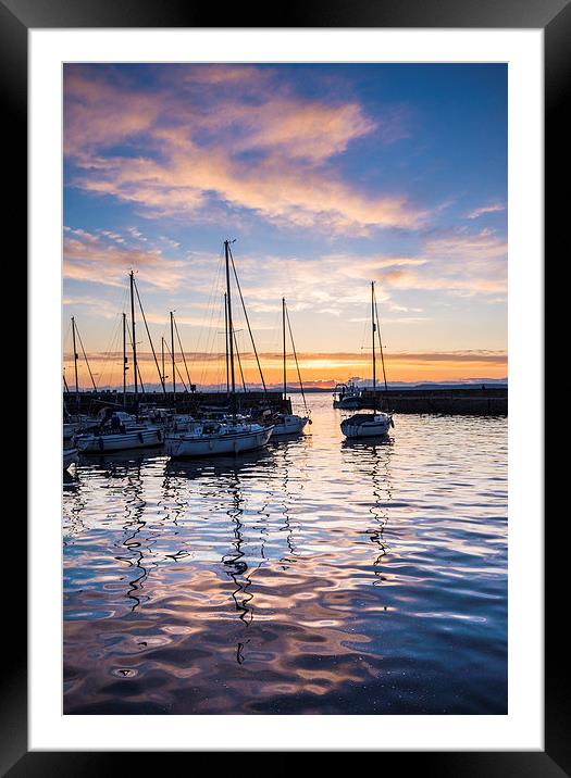 Musselburgh Harbour Framed Mounted Print by Keith Thorburn EFIAP/b