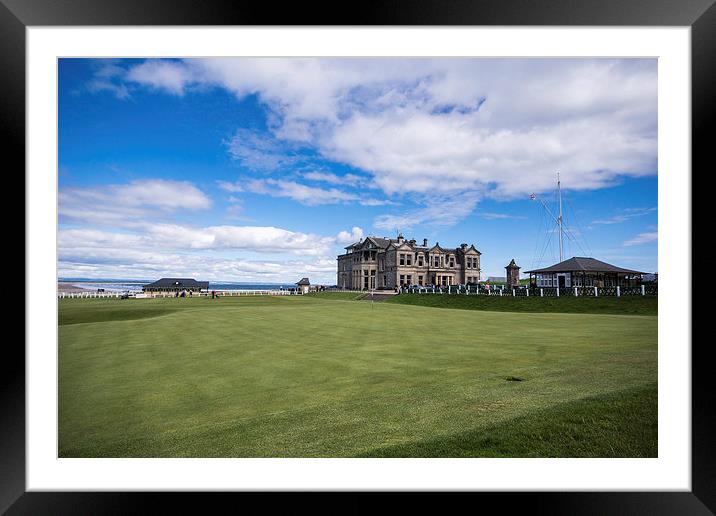 St Andrews 18 Hole Framed Mounted Print by Keith Thorburn EFIAP/b