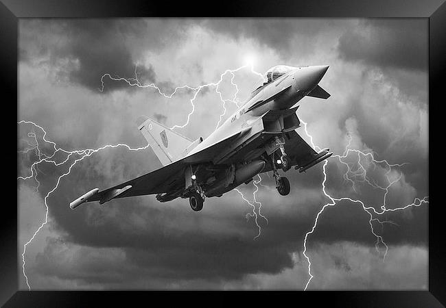 Typhoon Framed Print by Keith Thorburn EFIAP/b
