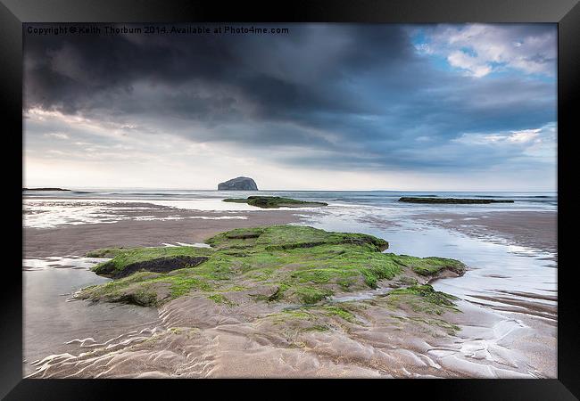 Bass Rock from Seacliff Framed Print by Keith Thorburn EFIAP/b