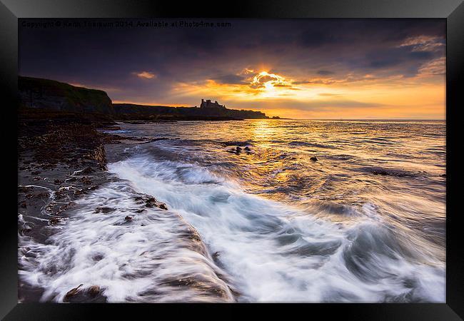 Tantallon and the evening sun. Framed Print by Keith Thorburn EFIAP/b