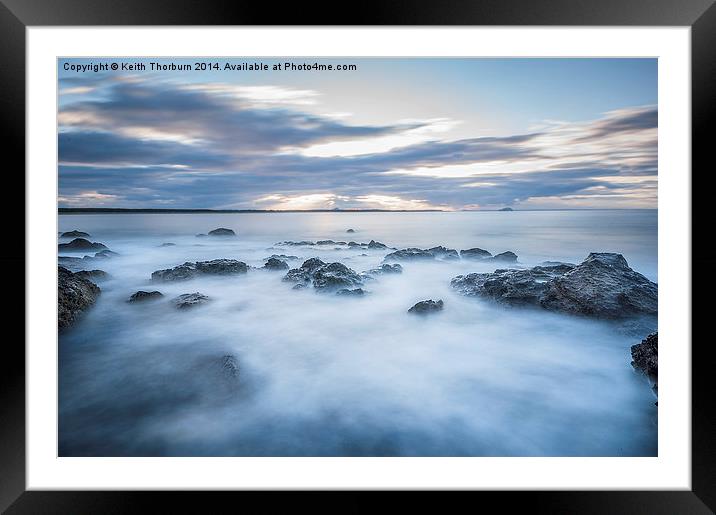 Dreamy Sea at Dunbar Framed Mounted Print by Keith Thorburn EFIAP/b