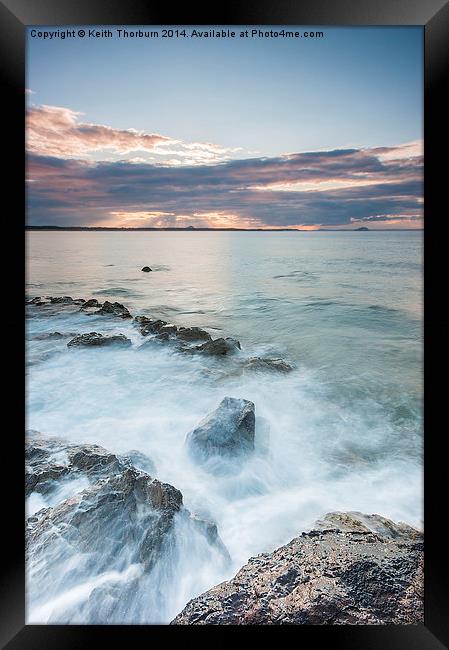 Dunbar Coast Sunset Framed Print by Keith Thorburn EFIAP/b