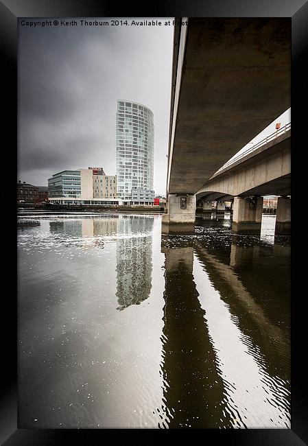 Docks of Belfast  Framed Print by Keith Thorburn EFIAP/b