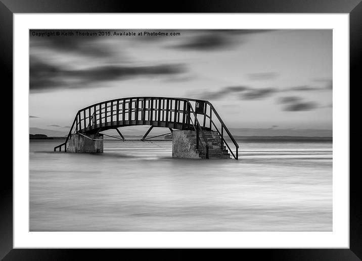 Dunbar Sea Bridge.tif Framed Mounted Print by Keith Thorburn EFIAP/b