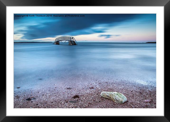 Evening at Dunbar Coast Framed Mounted Print by Keith Thorburn EFIAP/b