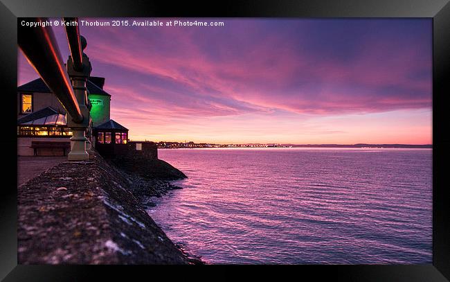 Joppa Sunset Framed Print by Keith Thorburn EFIAP/b