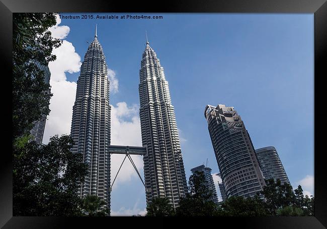 Petronas Twin Towers Framed Print by Keith Thorburn EFIAP/b