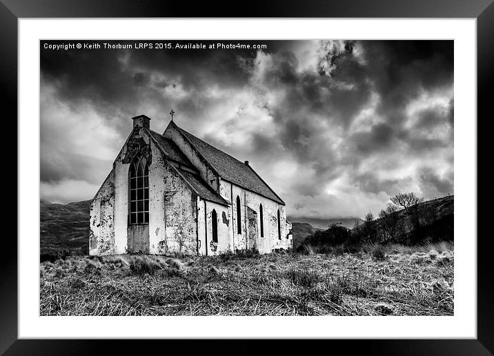 Abandoned Curch Framed Mounted Print by Keith Thorburn EFIAP/b