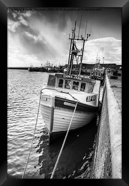Port Seton Fishing Harbour Framed Print by Keith Thorburn EFIAP/b