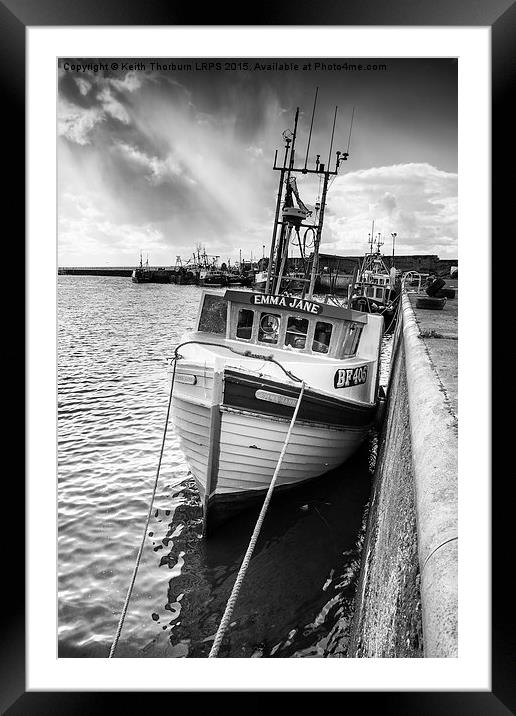 Port Seton Fishing Harbour Framed Mounted Print by Keith Thorburn EFIAP/b