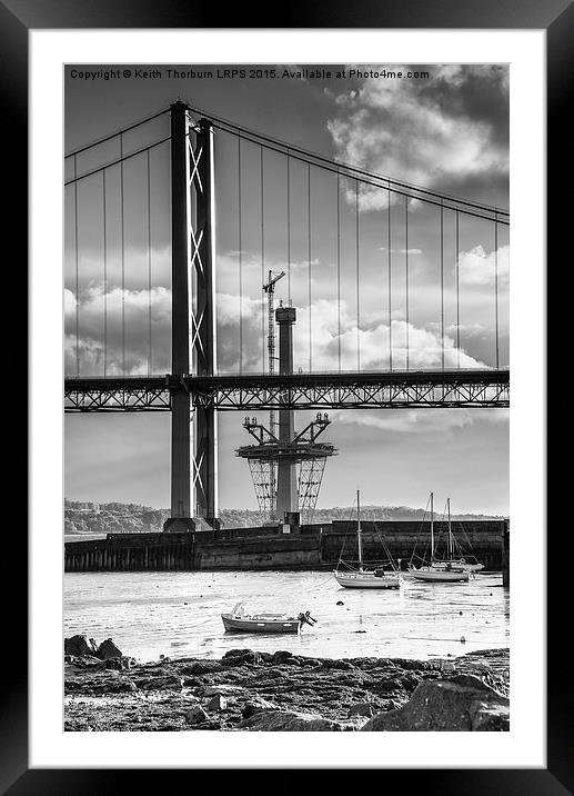 Forth Road Bridge Framed Mounted Print by Keith Thorburn EFIAP/b