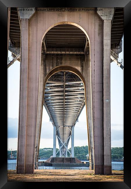 Forth Road Bridge Framed Print by Keith Thorburn EFIAP/b