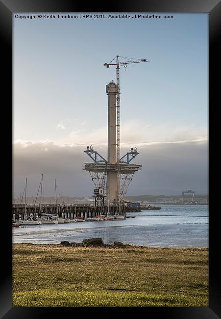 New Forth Bridge Construction Framed Print by Keith Thorburn EFIAP/b