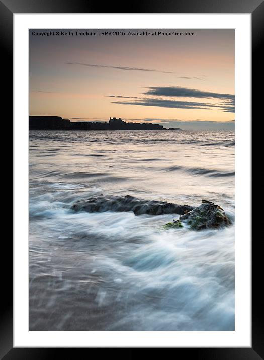 Tantallon and Bass Rock Panorama Framed Mounted Print by Keith Thorburn EFIAP/b