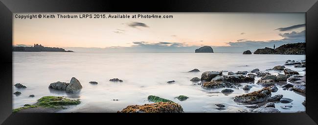 Tantallon and Bass Rock Panorama Framed Print by Keith Thorburn EFIAP/b