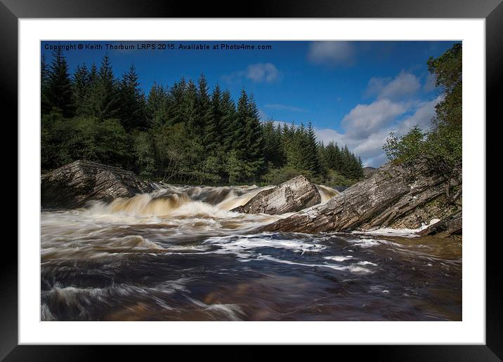 River Orchy Framed Mounted Print by Keith Thorburn EFIAP/b