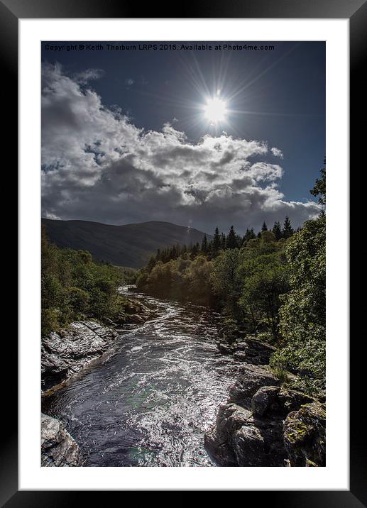 River Orchy Framed Mounted Print by Keith Thorburn EFIAP/b