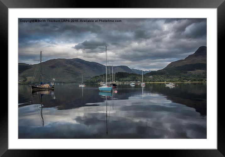  Loch Leven Glencoe Framed Mounted Print by Keith Thorburn EFIAP/b