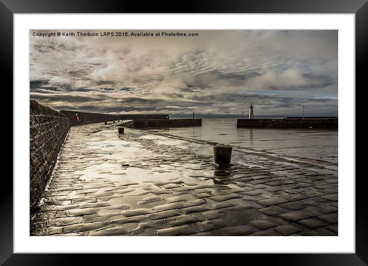 St Monans Harbour Framed Mounted Print by Keith Thorburn EFIAP/b