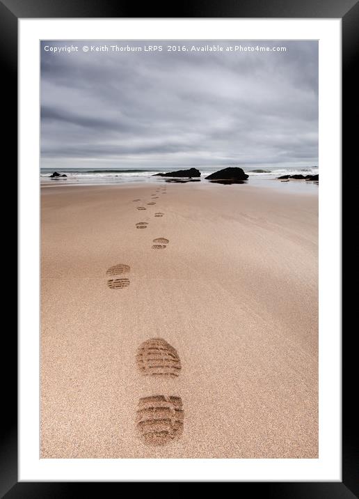 Coldingham Bay Beach Framed Mounted Print by Keith Thorburn EFIAP/b