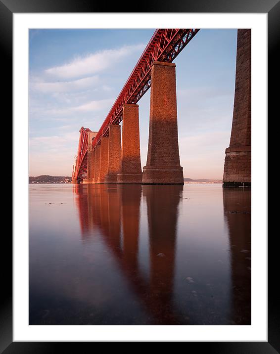 Forth Rail Bridge Framed Mounted Print by Keith Thorburn EFIAP/b
