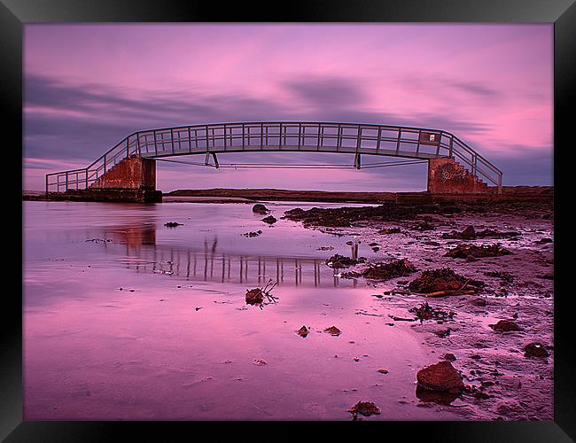 Dunbar Coast Bridge Framed Print by Keith Thorburn EFIAP/b