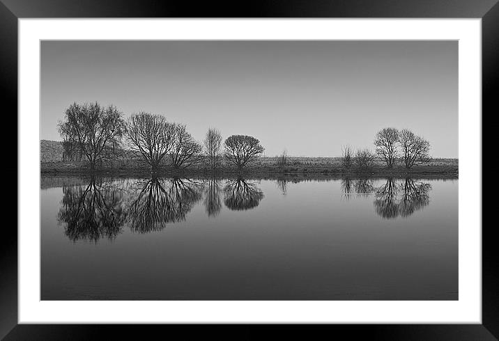 Lagoons Reflection Framed Mounted Print by Keith Thorburn EFIAP/b