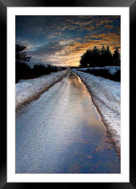 The road out Framed Mounted Print by Keith Thorburn EFIAP/b