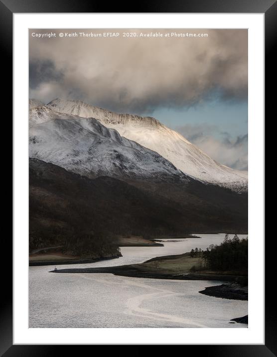 Loch Leven Framed Mounted Print by Keith Thorburn EFIAP/b