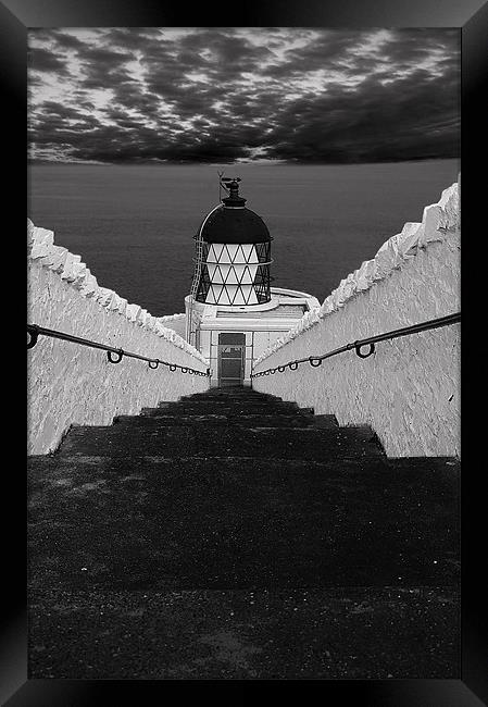 St Abbs Lighthouse Framed Print by Keith Thorburn EFIAP/b