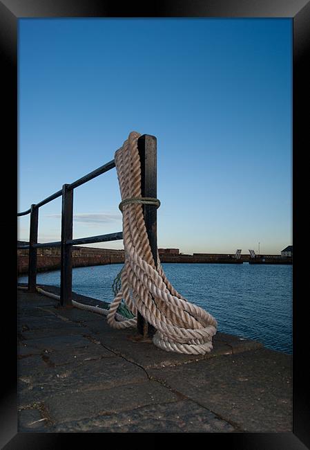 Fishermans Rope Framed Print by Keith Thorburn EFIAP/b