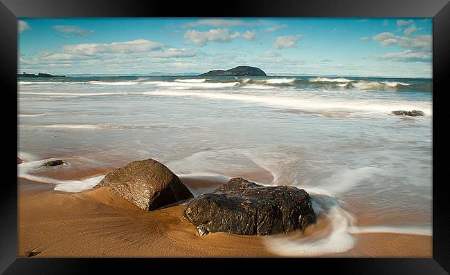 Two Rocks Framed Print by Keith Thorburn EFIAP/b