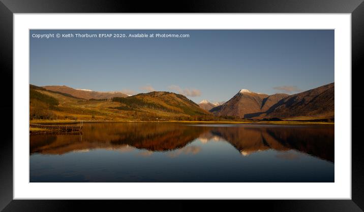 Autumn at Loch Etive Framed Mounted Print by Keith Thorburn EFIAP/b
