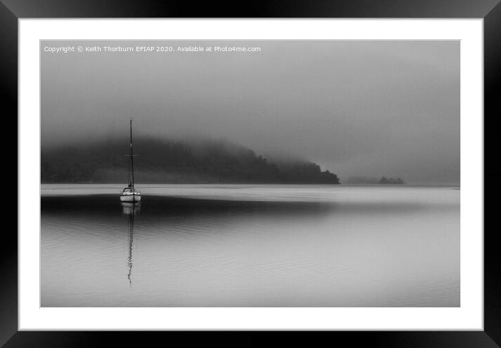 Loch Leven Early Morning Framed Mounted Print by Keith Thorburn EFIAP/b