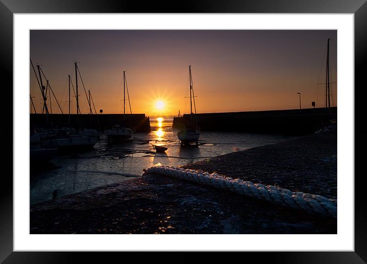 The Harbour Musselburgh Framed Mounted Print by Keith Thorburn EFIAP/b