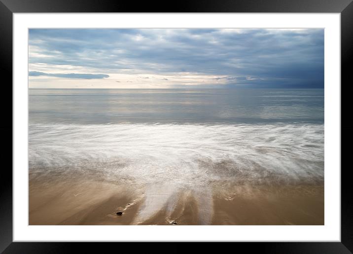 Foxton Beach Framed Mounted Print by Keith Thorburn EFIAP/b