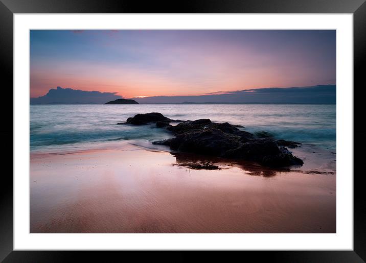East Coast Sunset Framed Mounted Print by Keith Thorburn EFIAP/b