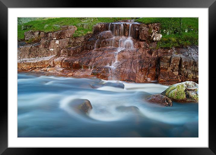 River Flowing in two directions. Framed Mounted Print by Keith Thorburn EFIAP/b
