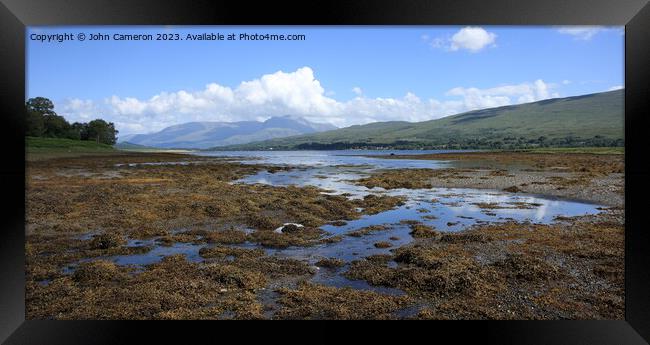 Loch Eil in Lochaber. Framed Print by John Cameron