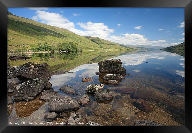 Loch Arkaig. Framed Print by John Cameron