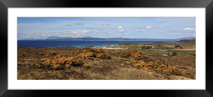 Bunacaimb, Arisaig. Framed Mounted Print by John Cameron