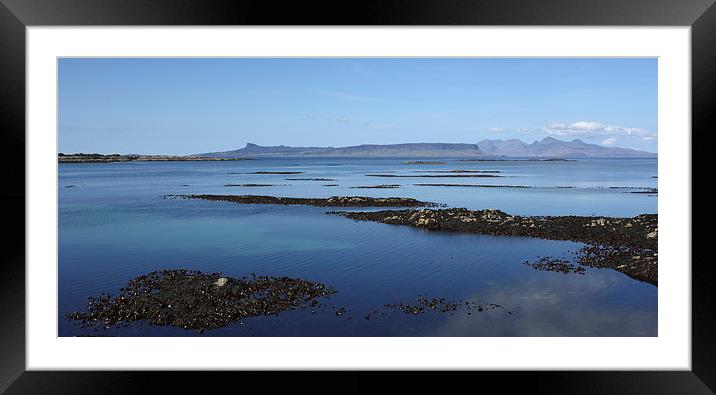 Blue day in Arisaig. Framed Mounted Print by John Cameron