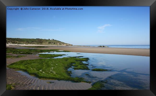West Beach, Lossiemouth. Framed Print by John Cameron