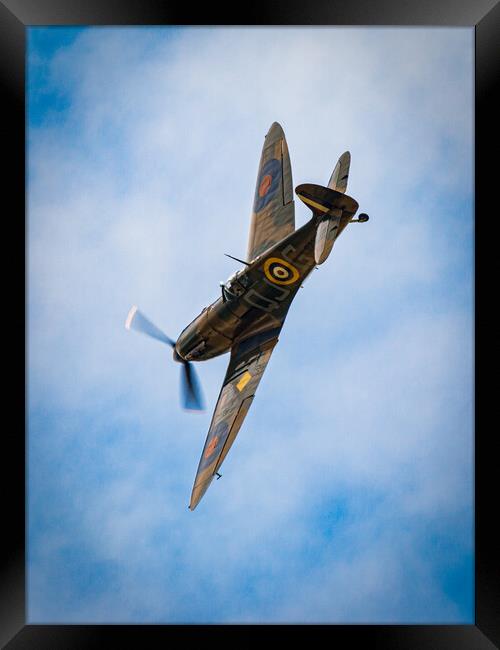  Supermarine Spitfire Mk IIa Framed Print by J Biggadike
